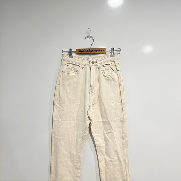 WEWOREWHAT Icon Jean in Cream - Picture 3 of 10